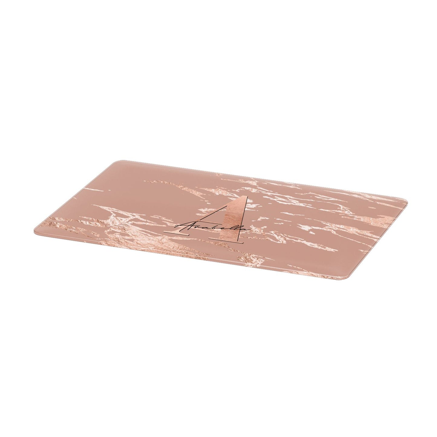 Personalised Copper Taupe Marble Apple MacBook Case Only