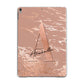 Personalised Copper Taupe Marble Apple iPad Grey Case