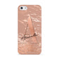 Personalised Copper Taupe Marble Apple iPhone 5 Case
