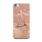 Personalised Copper Taupe Marble Apple iPhone 5c Case