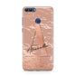 Personalised Copper Taupe Marble Huawei P Smart Case