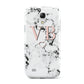 Personalised Coral Initials Heart Marble Samsung Galaxy S4 Mini Case