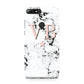 Personalised Coral Initials Star Marble Huawei Y7 2018