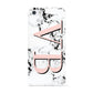 Personalised Coral Malble Initials Apple iPhone 5 Case