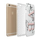 Personalised Coral Malble Initials Apple iPhone 6 3D Tough Case Expanded view