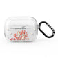 Personalised Coral Reef Name AirPods Pro Clear Case