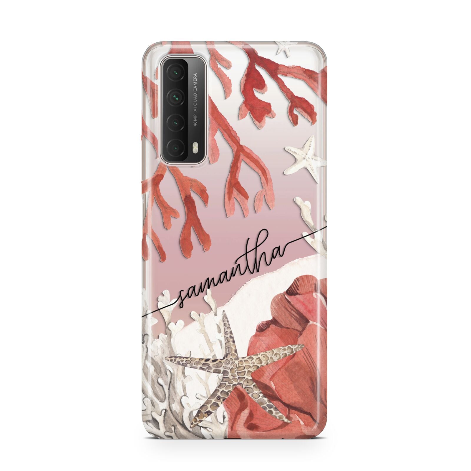 Personalised Coral Reef Name Huawei P Smart 2021