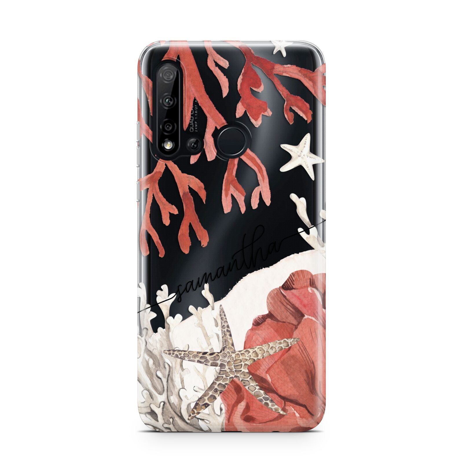 Personalised Coral Reef Name Huawei P20 Lite 5G Phone Case
