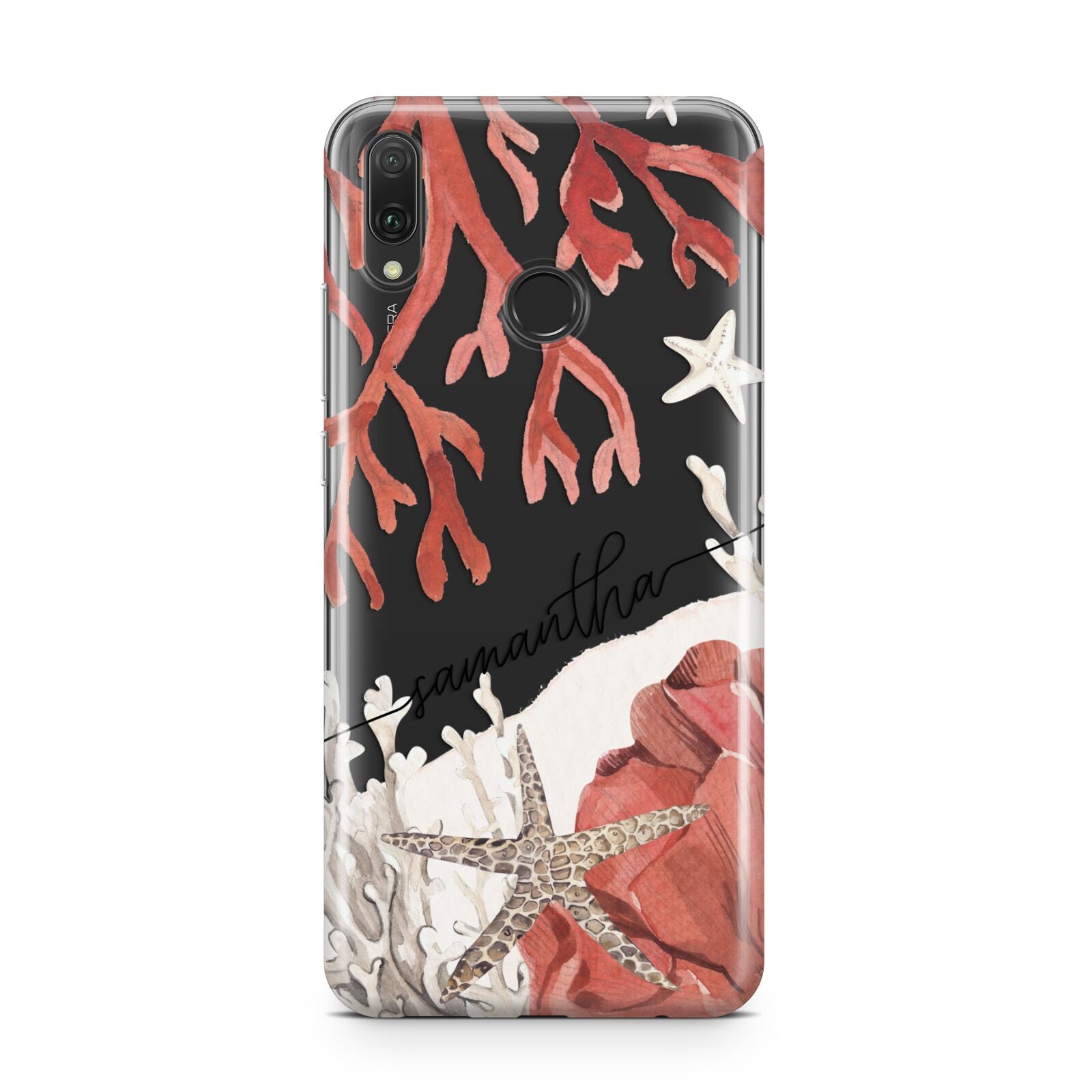 Personalised Coral Reef Name Huawei Y9 2019