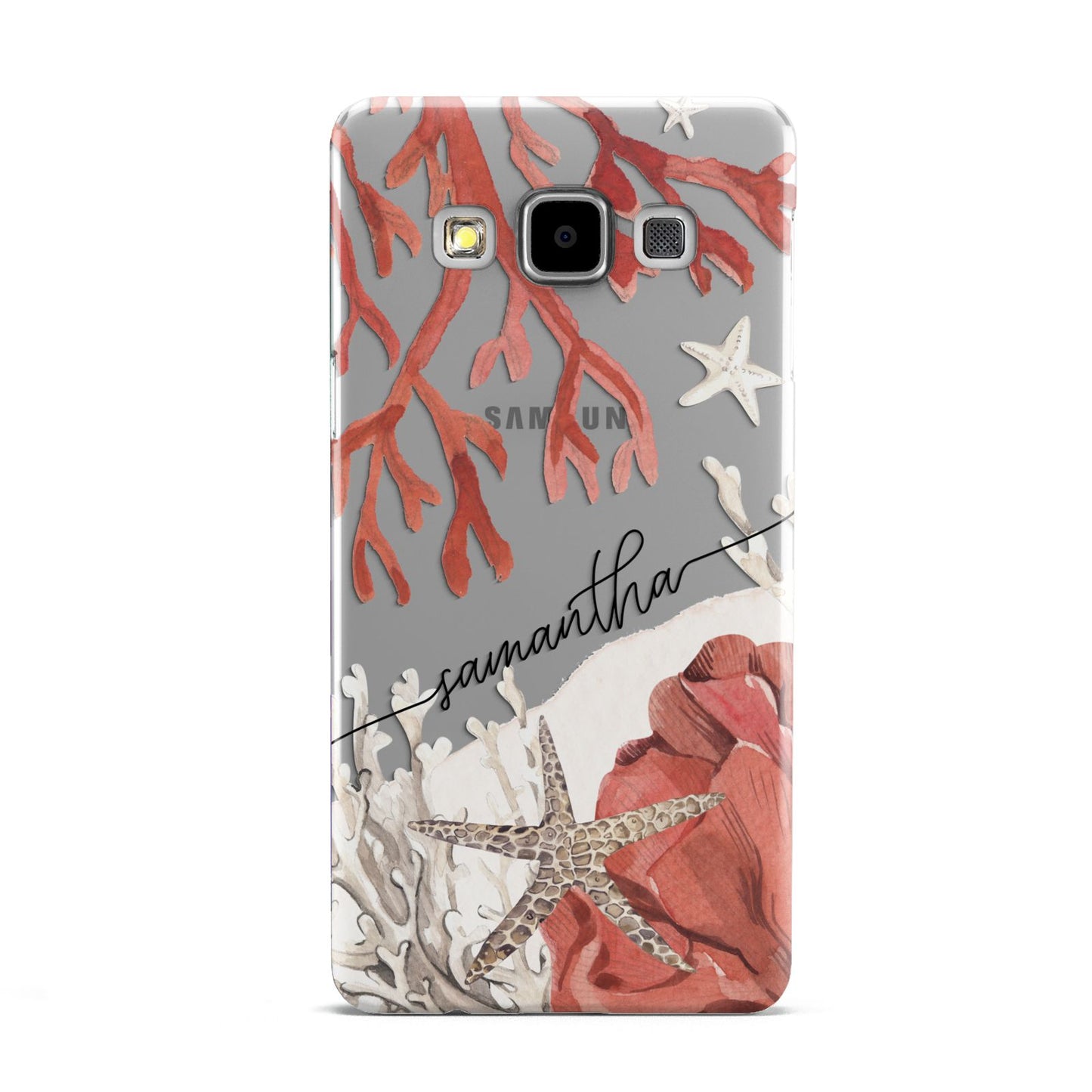 Personalised Coral Reef Name Samsung Galaxy A5 Case