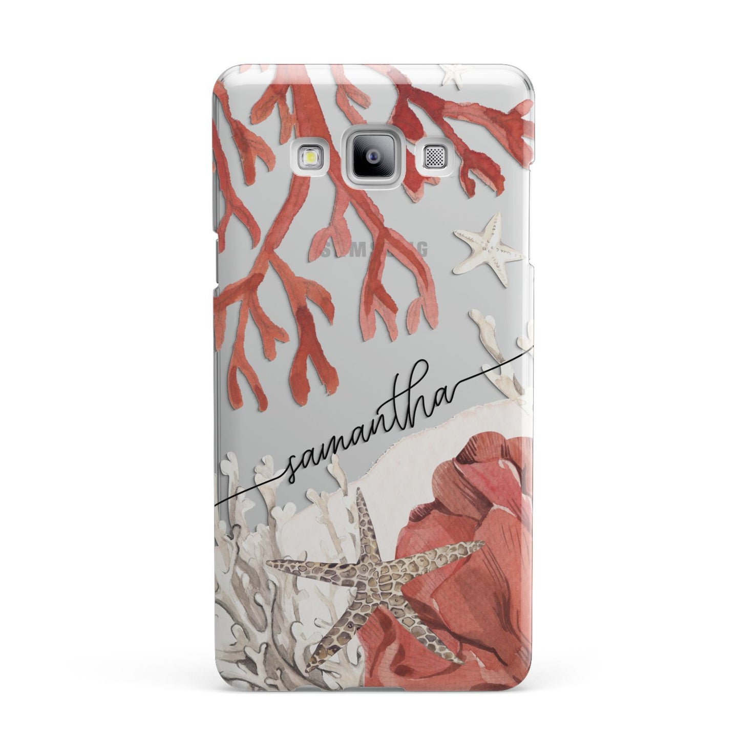 Personalised Coral Reef Name Samsung Galaxy A7 2015 Case