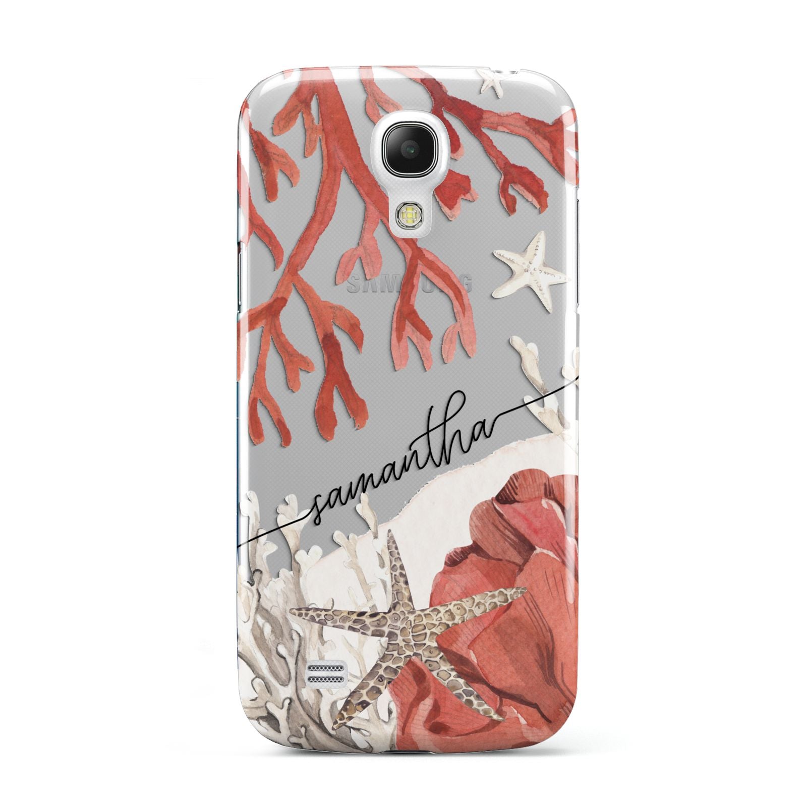 Personalised Coral Reef Name Samsung Galaxy S4 Mini Case