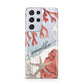 Personalised Coral Reef Name Samsung S21 Ultra Case