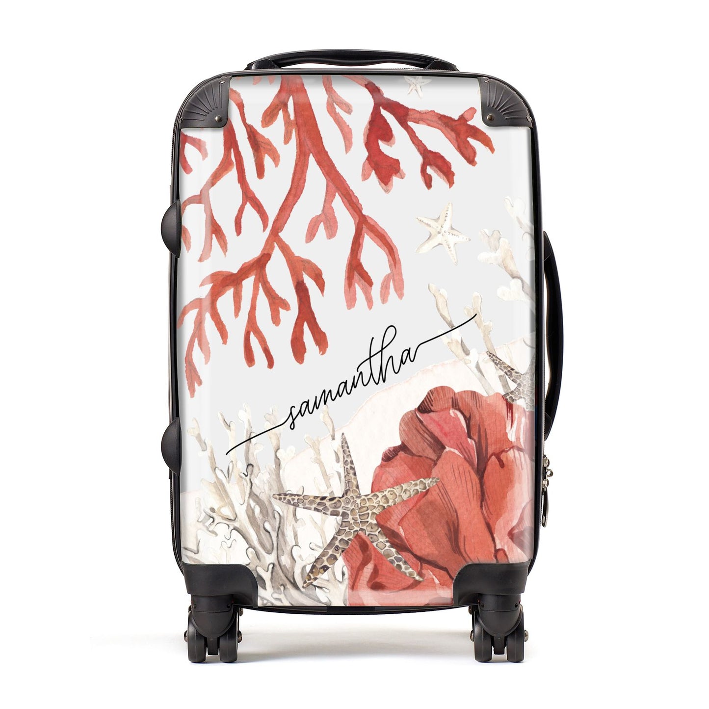 Personalised Coral Reef Name Suitcase