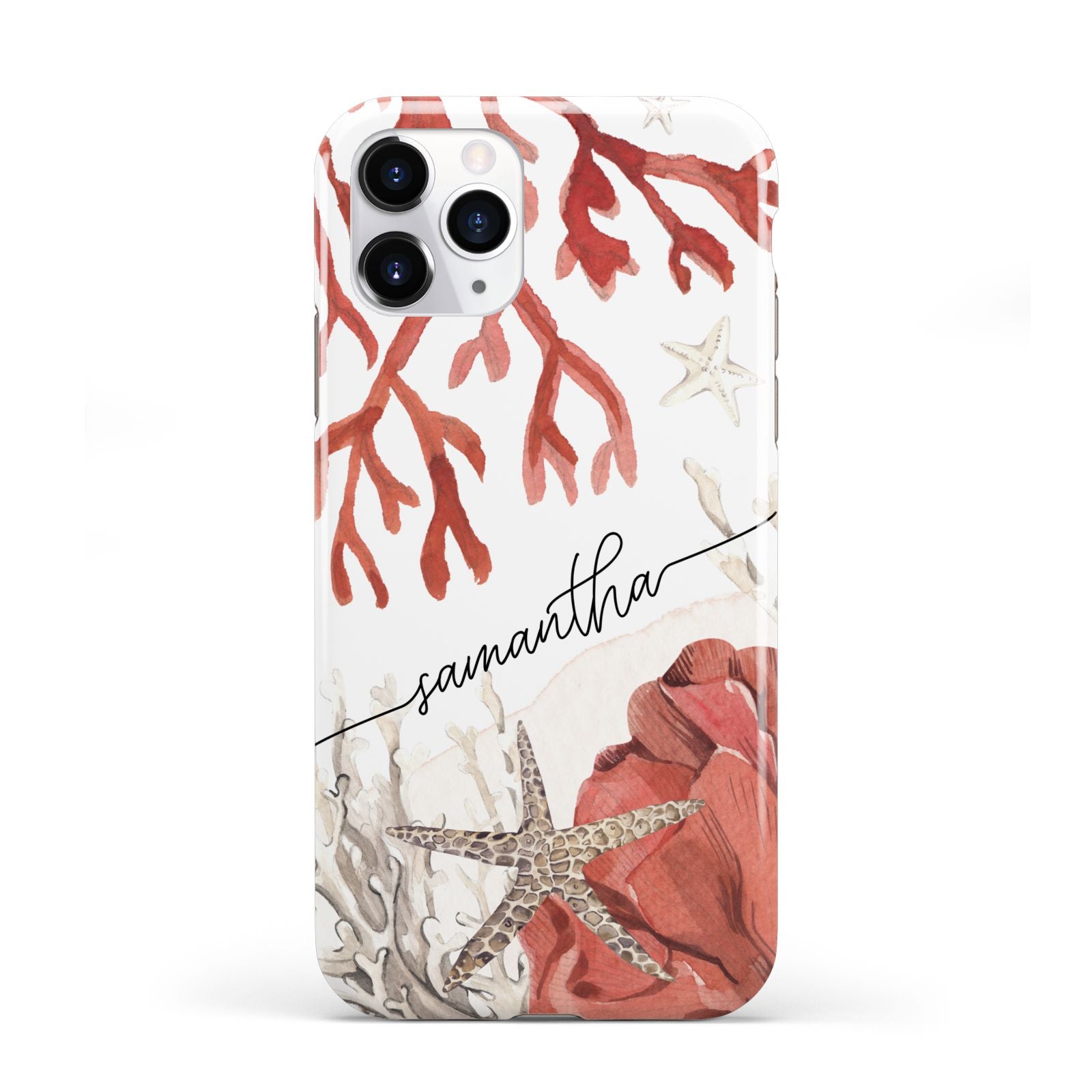 Personalised Coral Reef Name iPhone 11 Pro 3D Tough Case