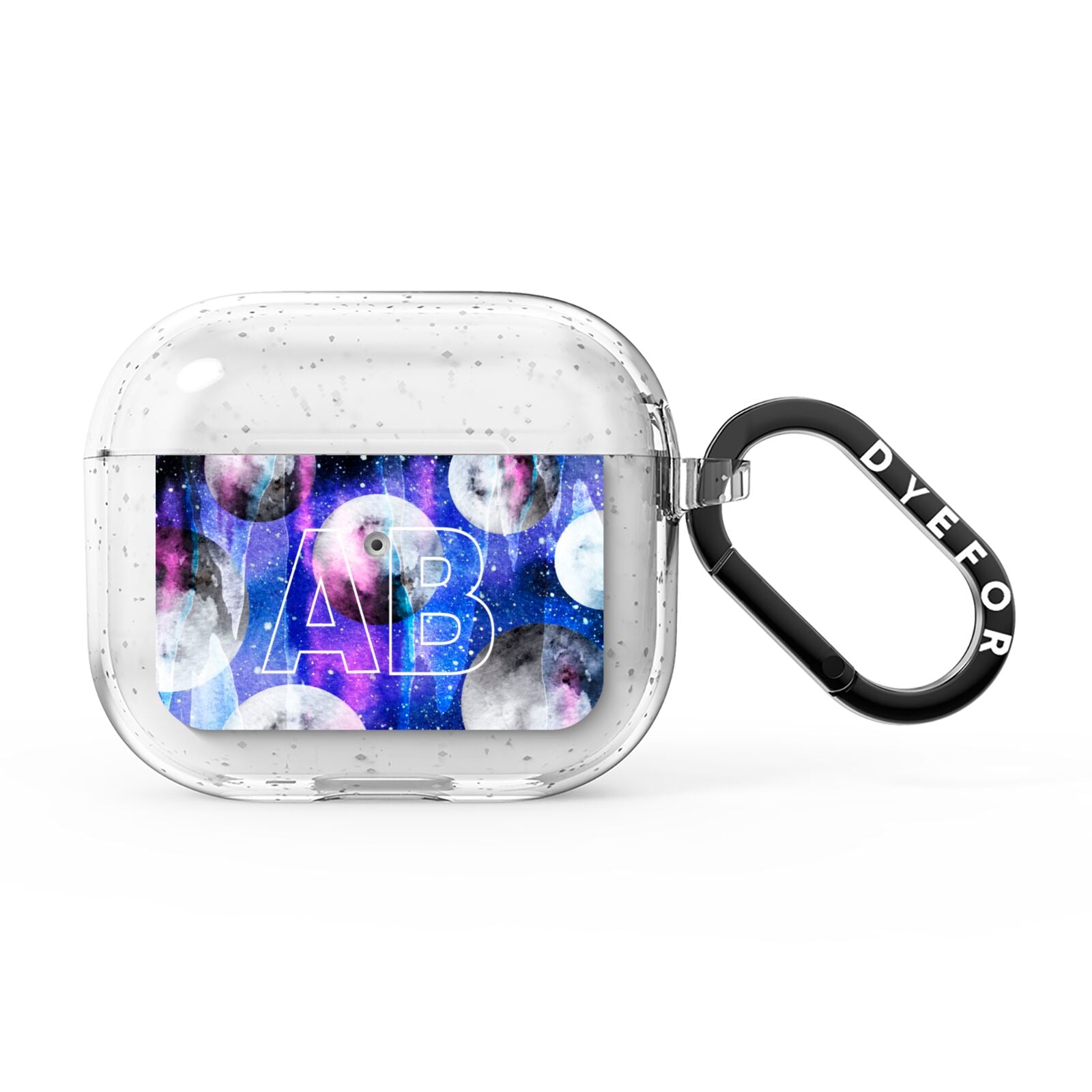 Personalised Cosmic AirPods Glitter Case 3rd Gen