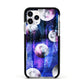 Personalised Cosmic Apple iPhone 11 Pro in Silver with Black Impact Case
