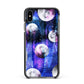 Personalised Cosmic Apple iPhone Xs Max Impact Case Black Edge on Black Phone