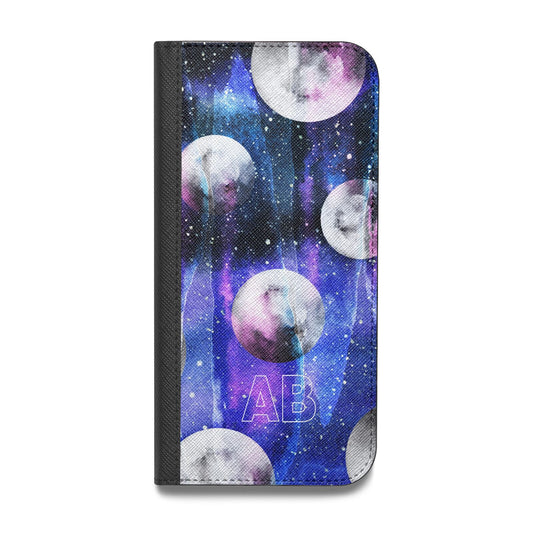Personalised Cosmic Vegan Leather Flip Samsung Case
