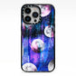 Personalised Cosmic iPhone 13 Pro Black Impact Case on Silver phone