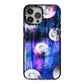 Personalised Cosmic iPhone 13 Pro Max Black Impact Case on Silver phone