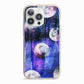 Personalised Cosmic iPhone 13 Pro TPU Impact Case with Pink Edges