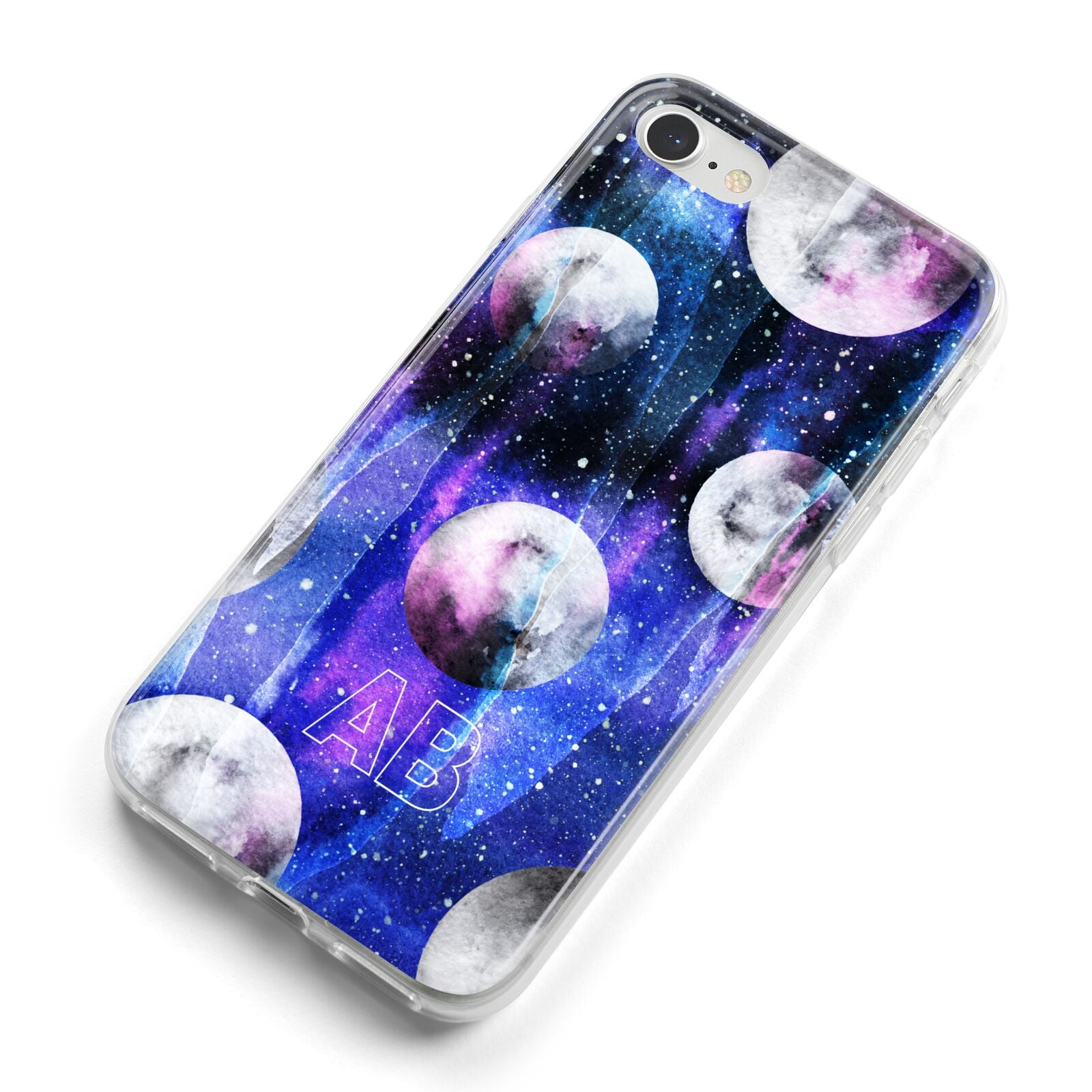 Personalised Cosmic iPhone 8 Bumper Case on Silver iPhone Alternative Image
