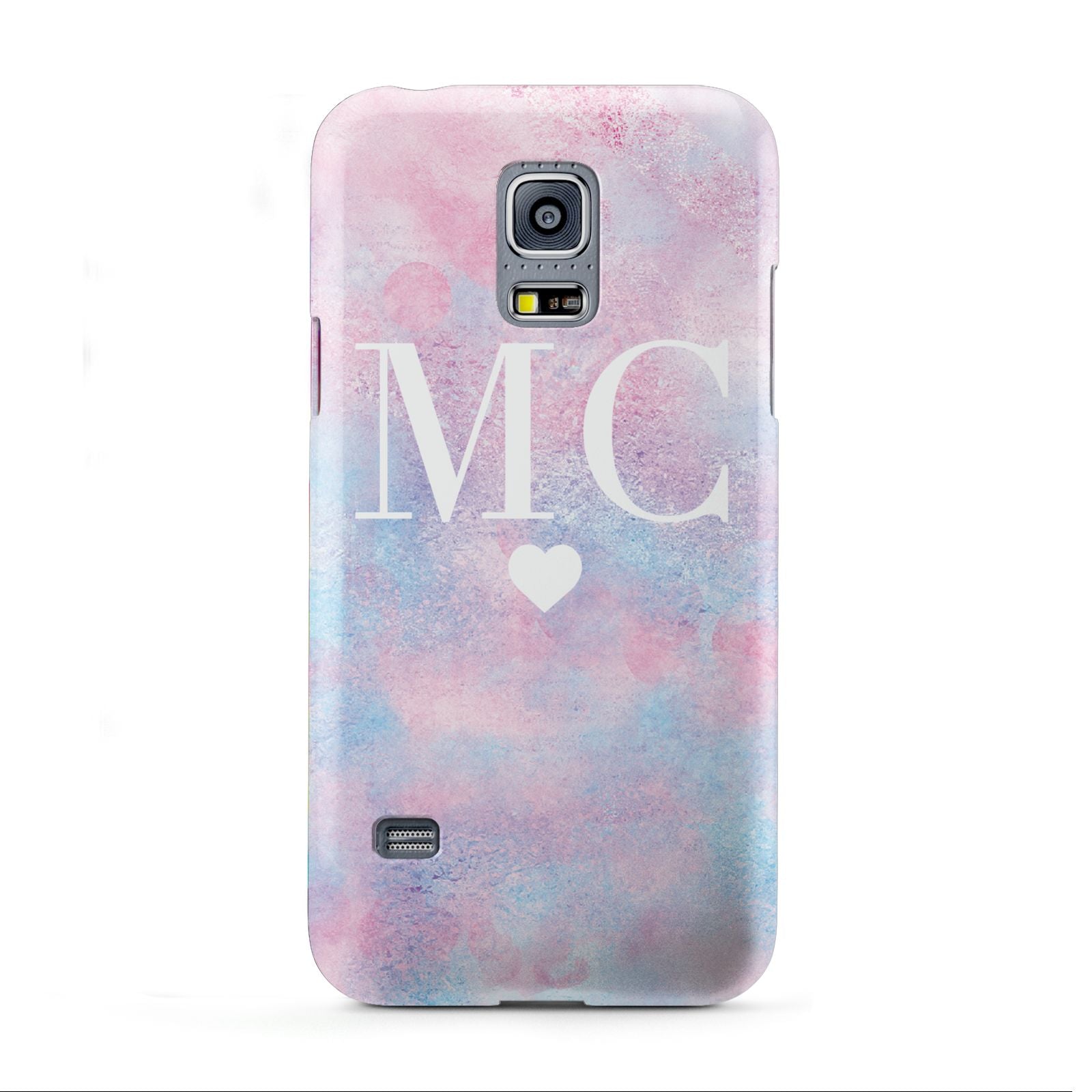 Personalised Cotton Candy Marble Initials Samsung Galaxy S5 Mini Case