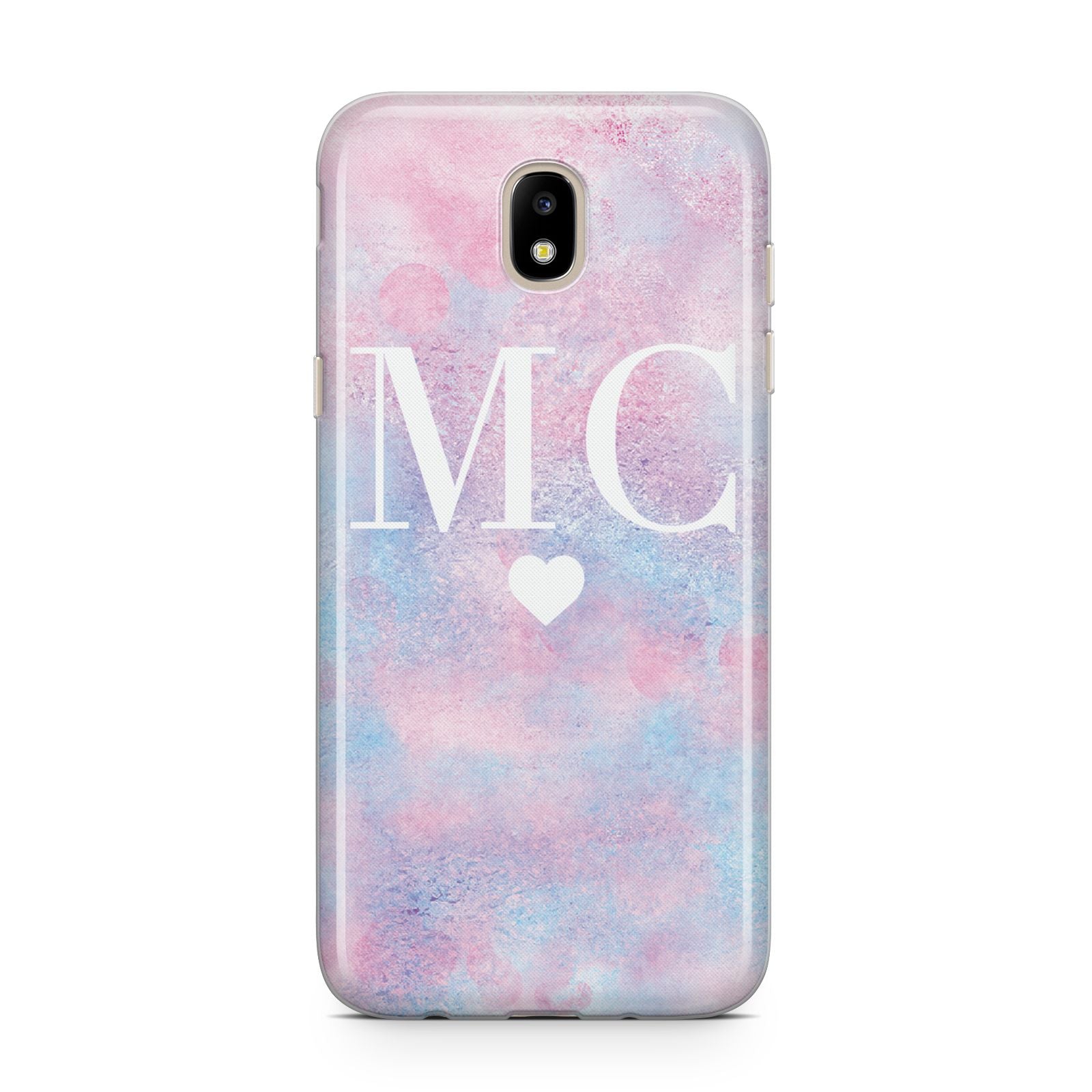 Personalised Cotton Candy Marble Initials Samsung J5 2017 Case