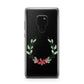 Personalised Couples Wreath Huawei Mate 20 Phone Case