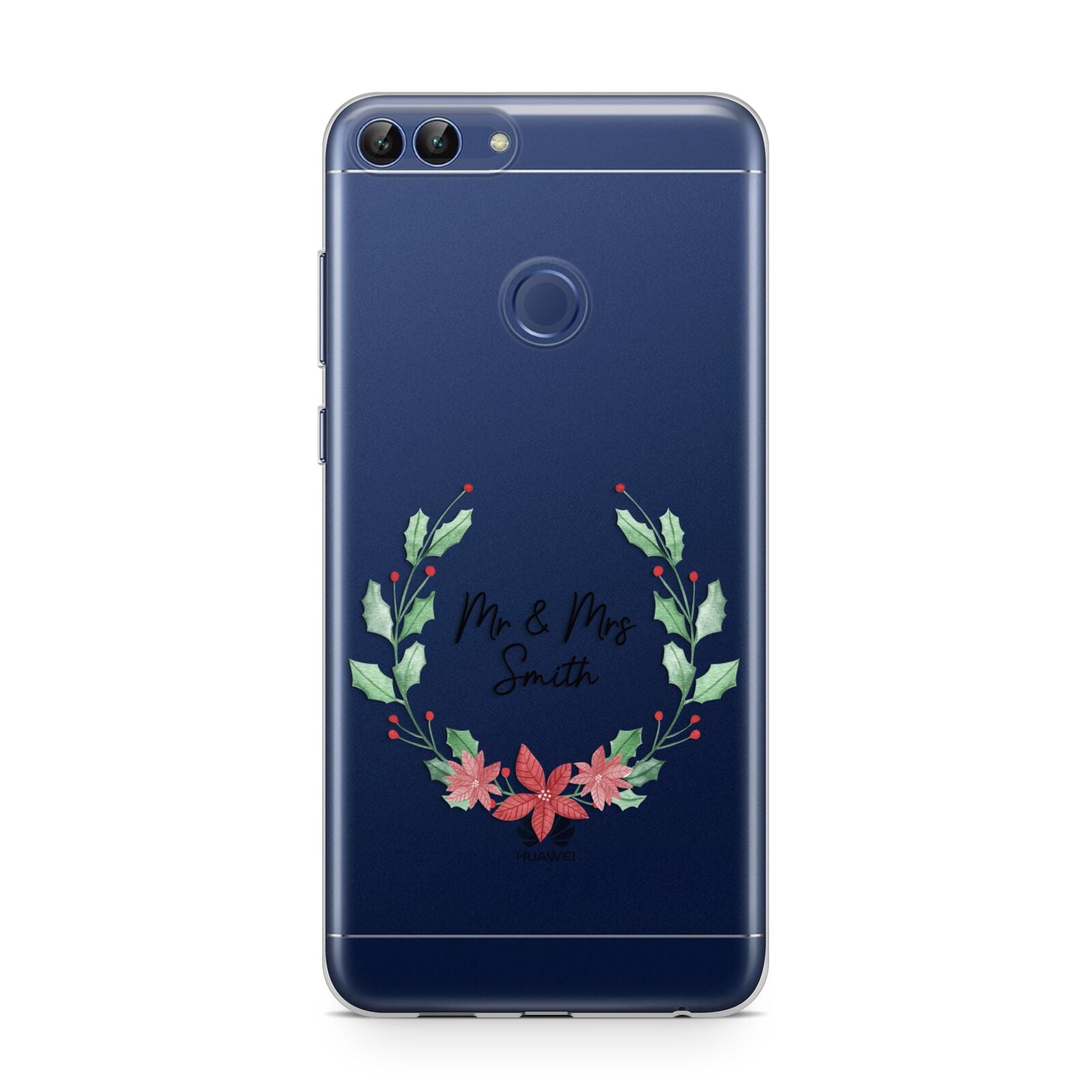 Personalised Couples Wreath Huawei P Smart Case
