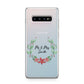 Personalised Couples Wreath Samsung Galaxy S10 Plus Case