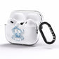 Personalised Crab AirPods Pro Clear Case Side Image