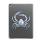 Personalised Crab Apple iPad Grey Case