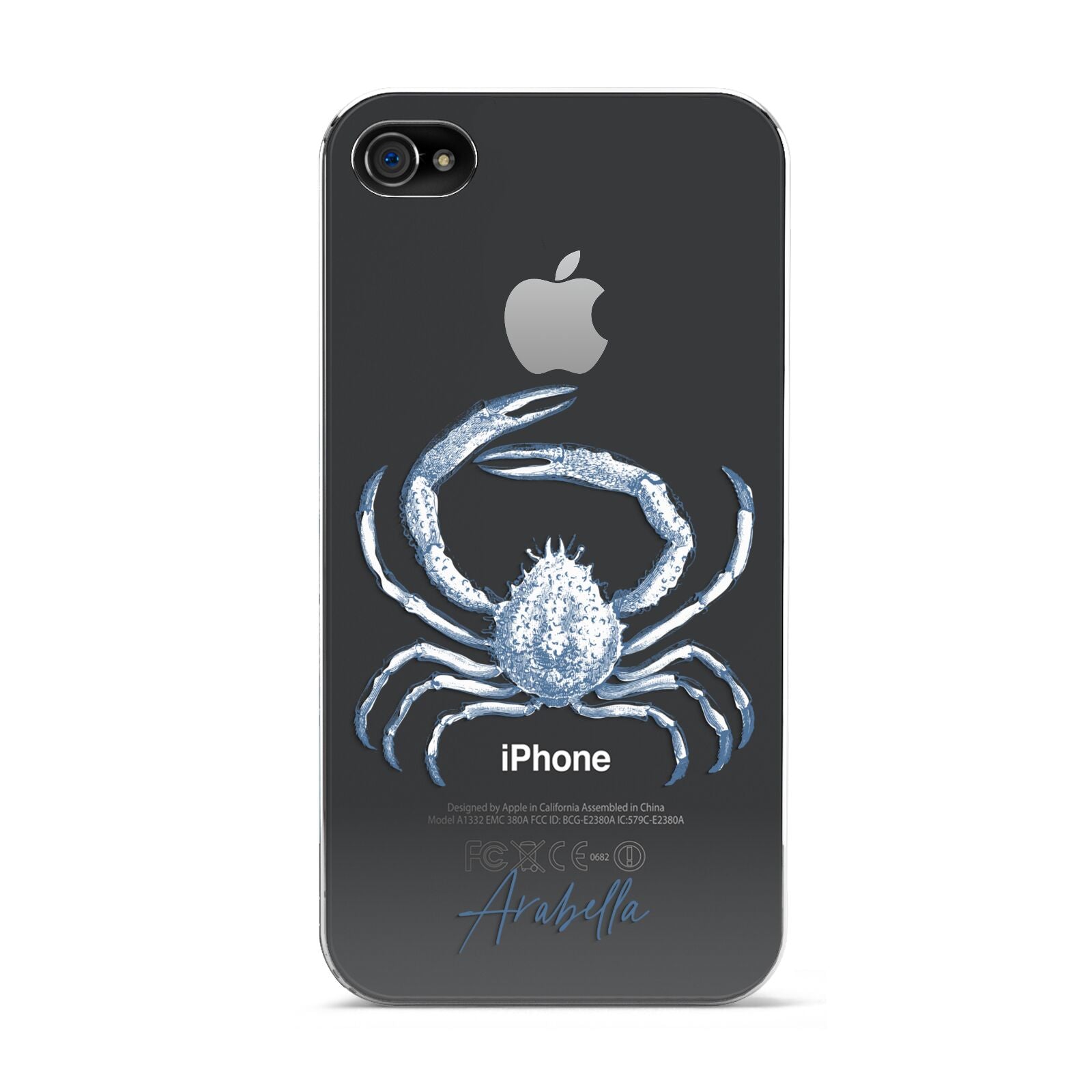 Personalised Crab Apple iPhone 4s Case