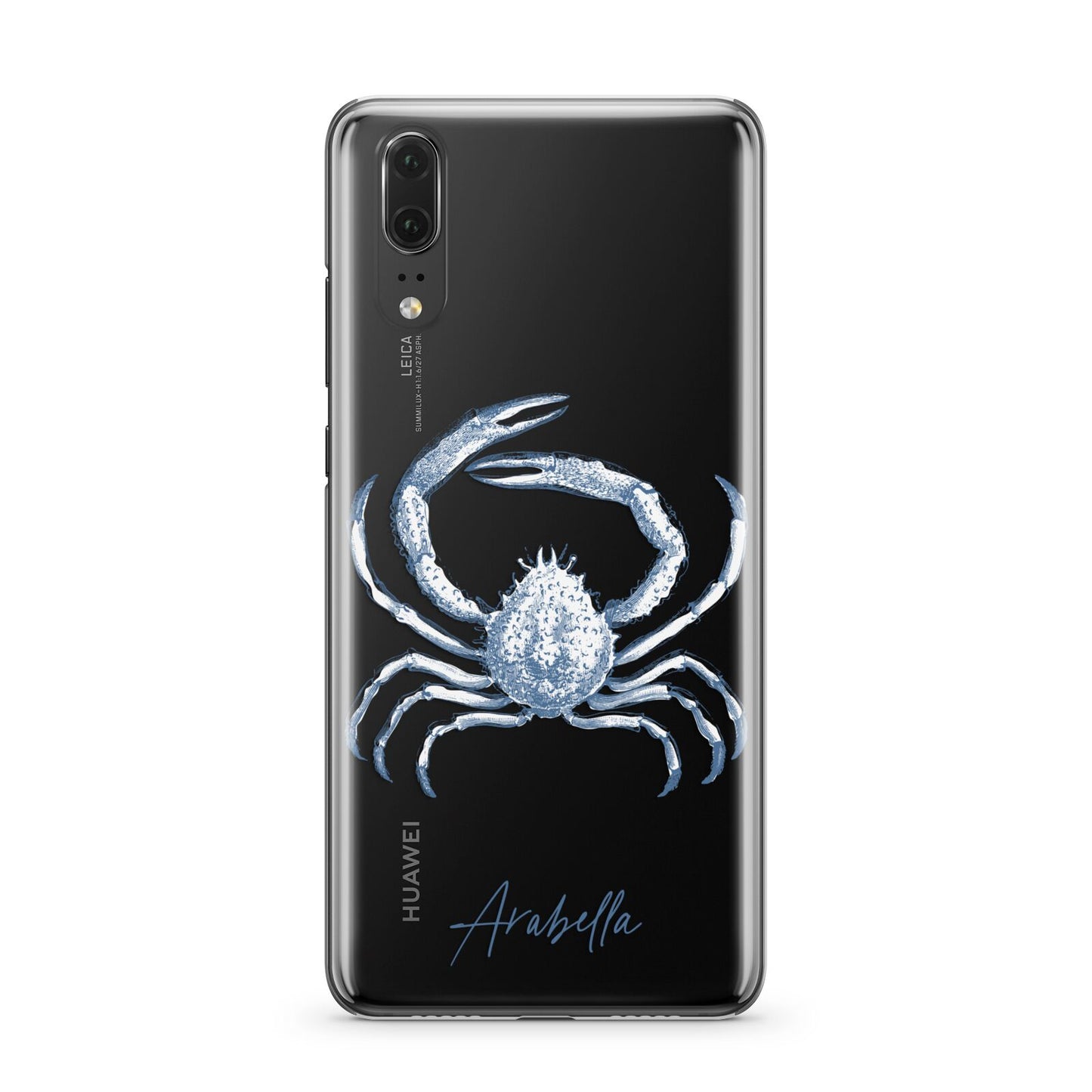 Personalised Crab Huawei P20 Phone Case