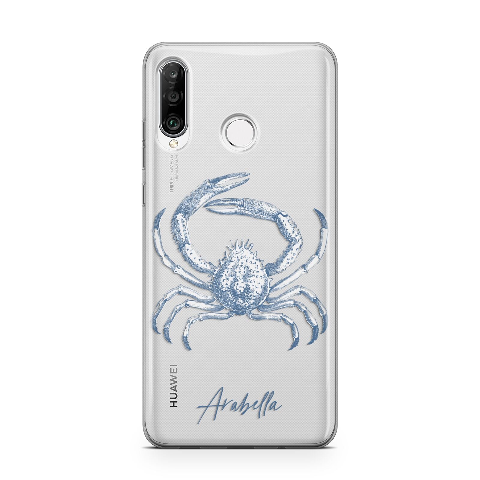Personalised Crab Huawei P30 Lite Phone Case