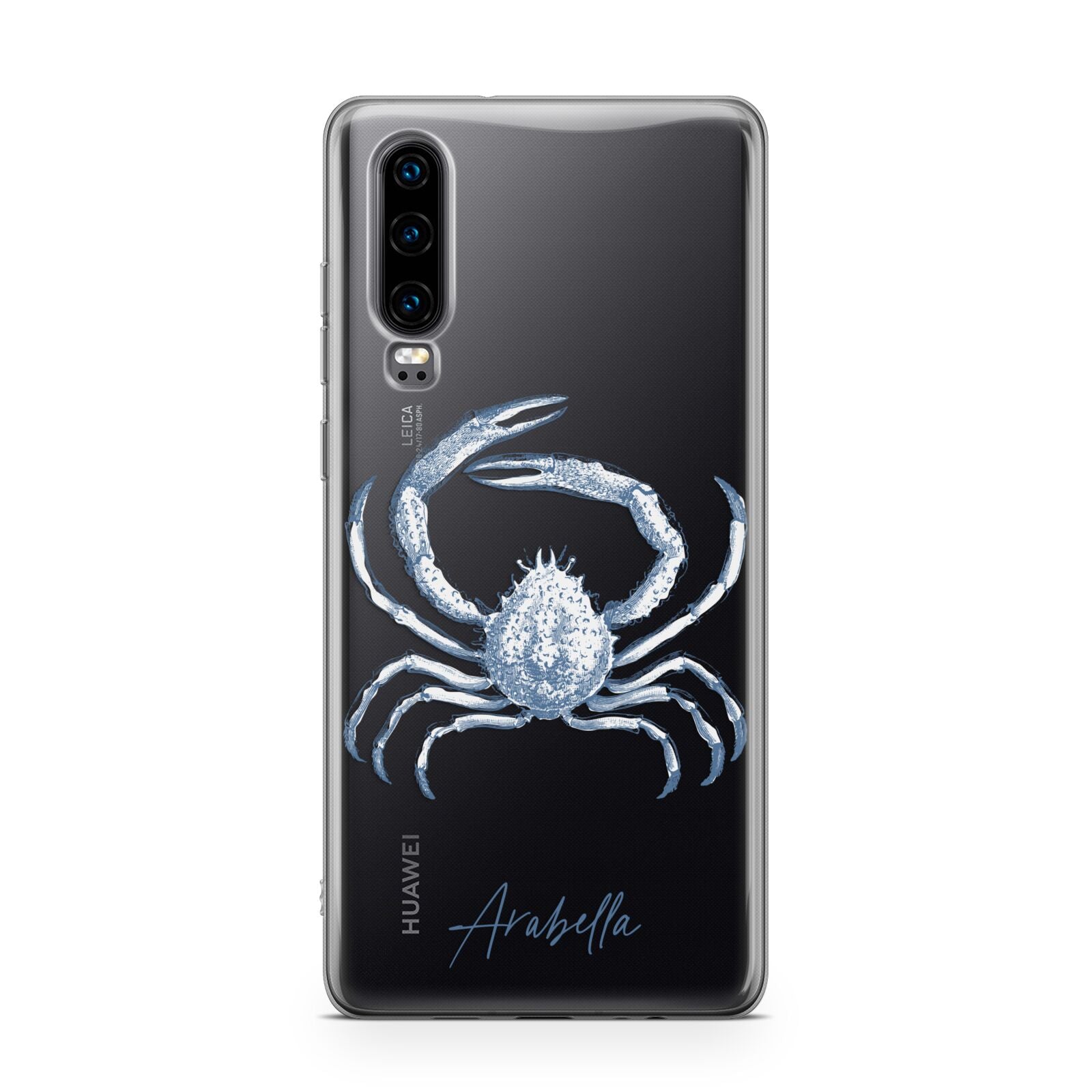 Personalised Crab Huawei P30 Phone Case