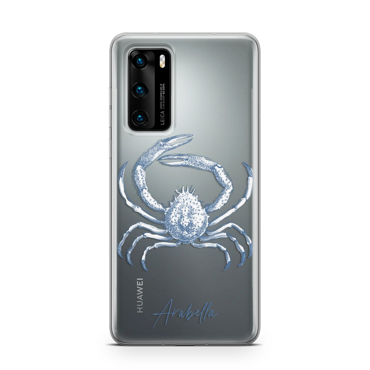 Personalised Crab Huawei P40 Phone Case