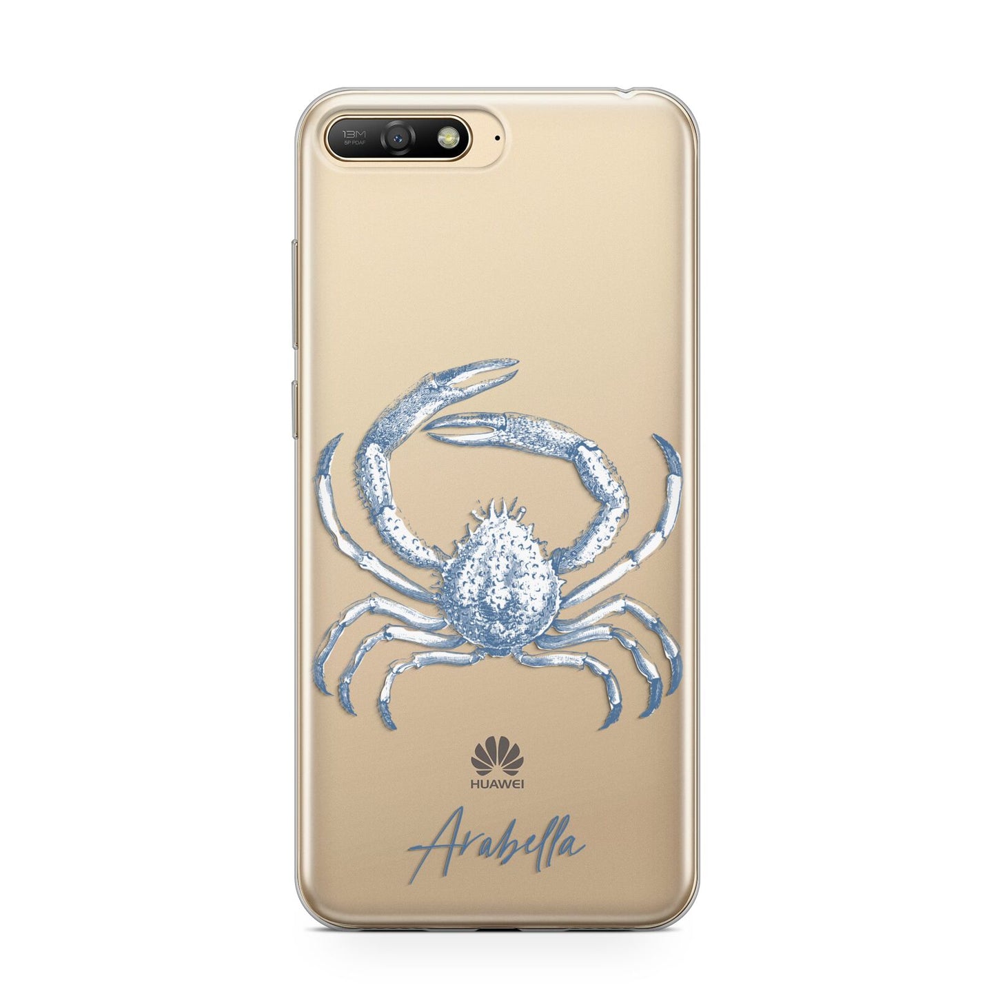 Personalised Crab Huawei Y6 2018