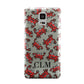 Personalised Crab Initials Clear Samsung Galaxy Note 4 Case
