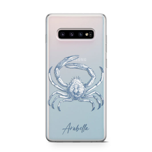 Personalised Crab Protective Samsung Galaxy Case