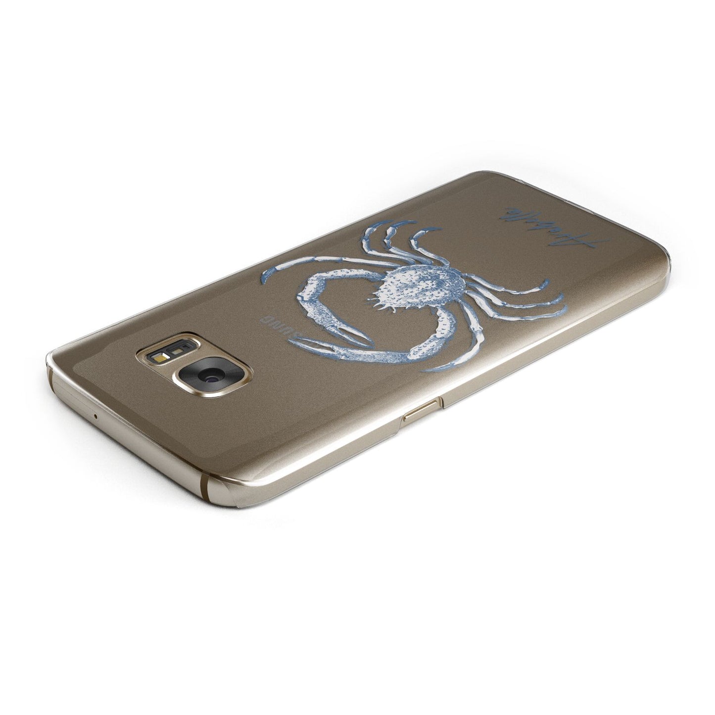 Personalised Crab Samsung Galaxy Case Top Cutout