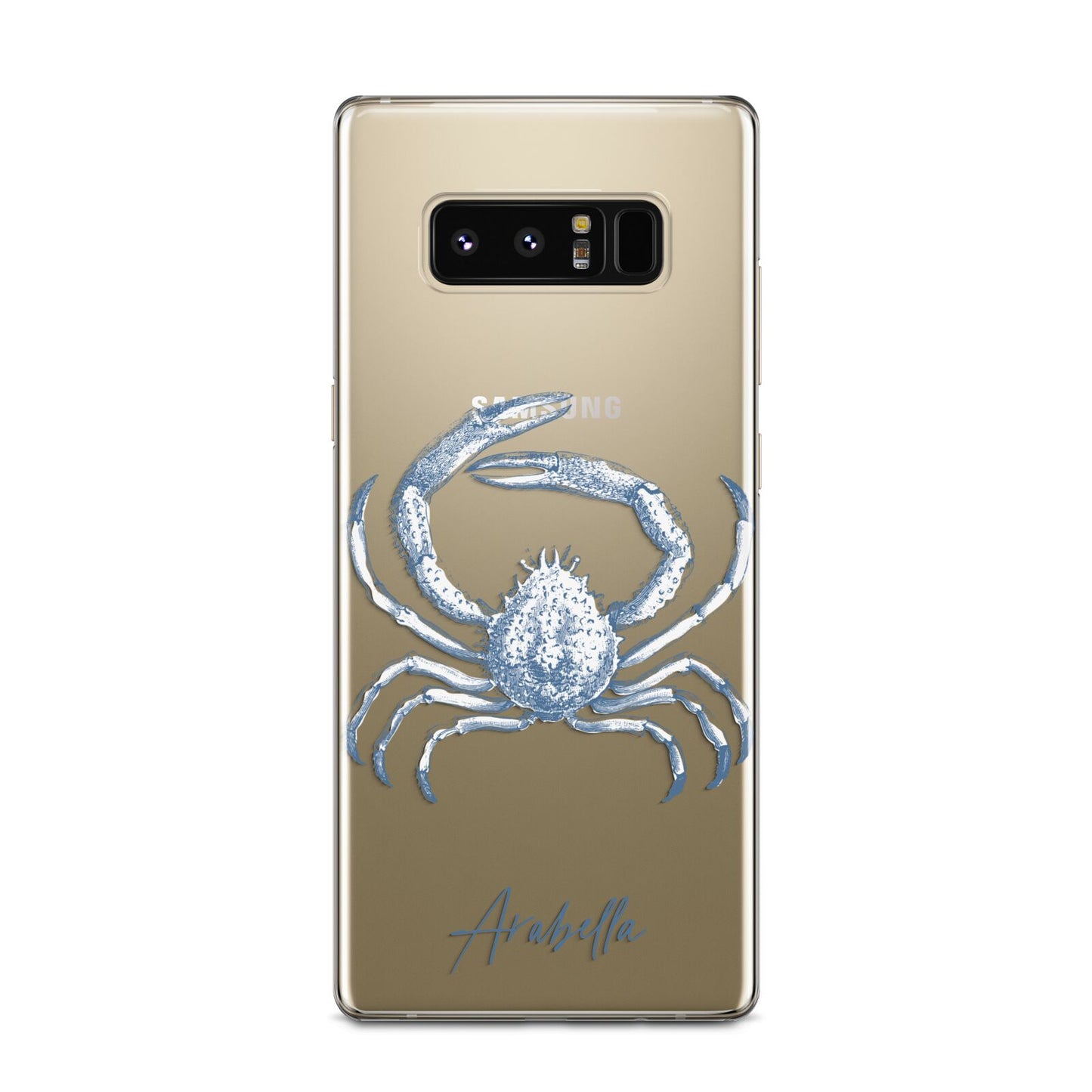 Personalised Crab Samsung Galaxy Note 8 Case