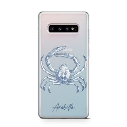 Personalised Crab Samsung Galaxy S10 Case
