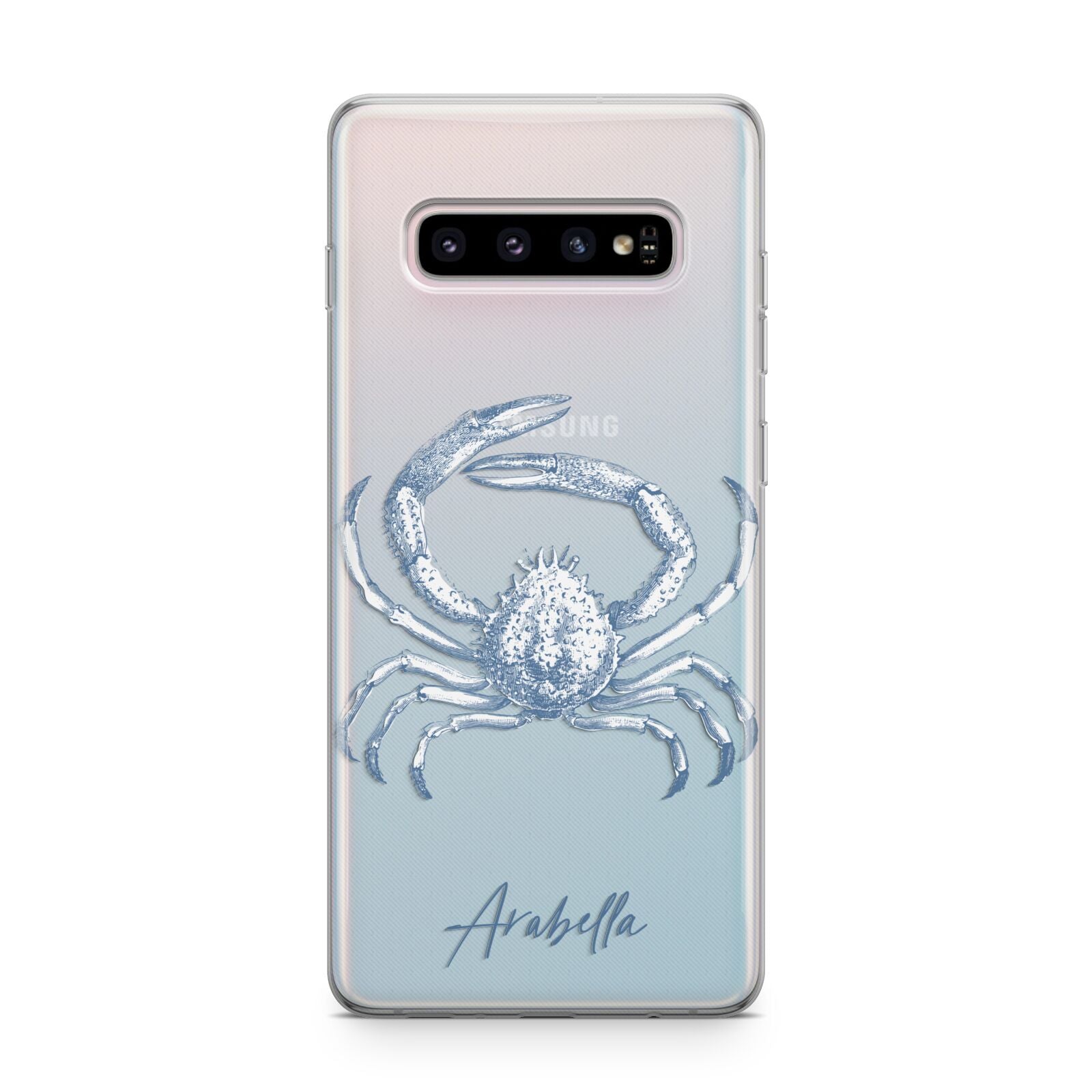 Personalised Crab Samsung Galaxy S10 Plus Case