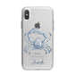 Personalised Crab iPhone X Bumper Case on Silver iPhone Alternative Image 1