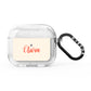Personalised Cream Red Name AirPods Glitter Case 3rd Gen
