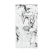 Personalised Crown Marble Initialed Grey Beach Towel