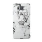Personalised Crown Marble Initialed Grey Samsung Galaxy Alpha Case